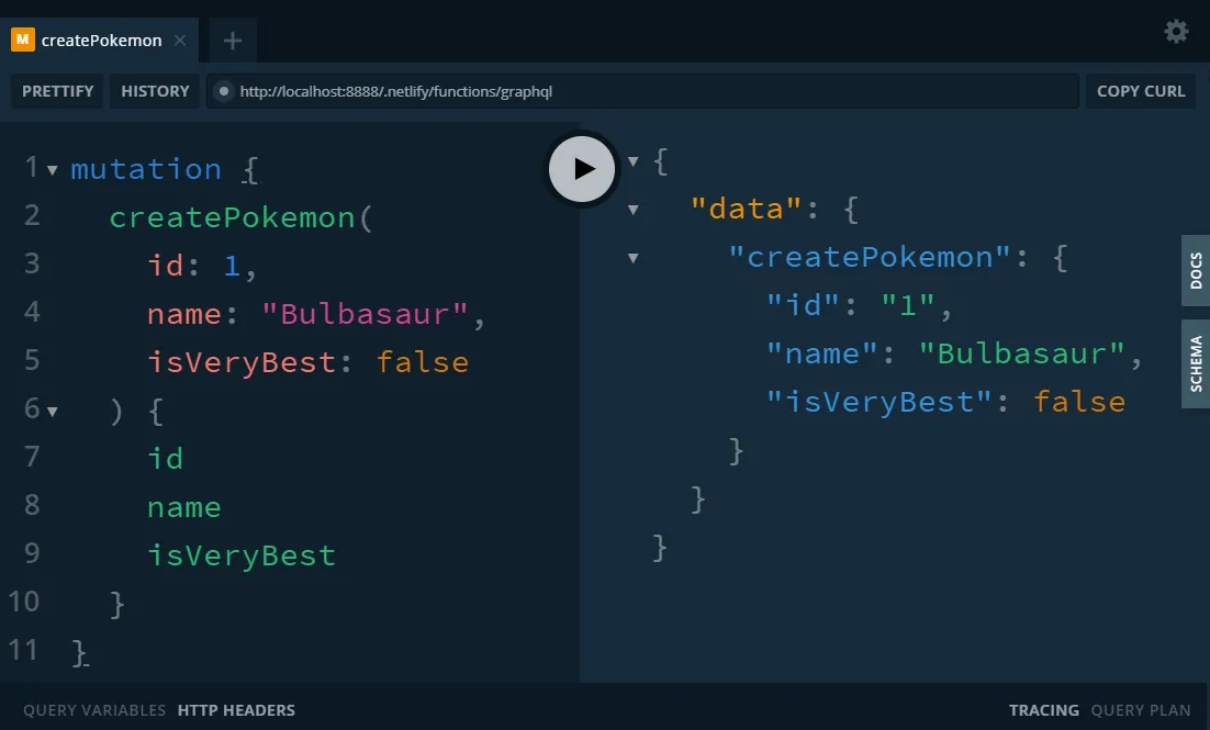 create pokemon