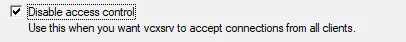 disable access control
